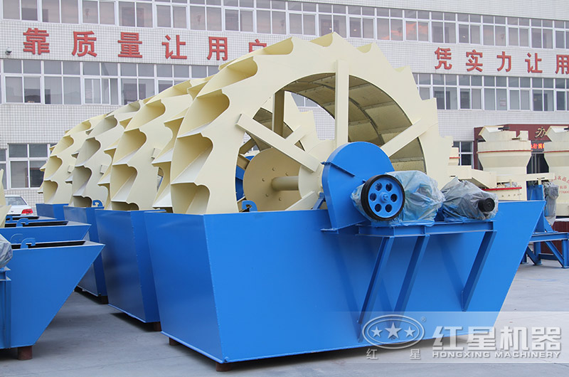 輪斗式洗砂機(jī)款型多樣，單輪、雙輪、三輪這都有